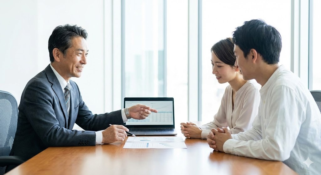 経験豊富なファイナンシャルプランナーによる相談風景